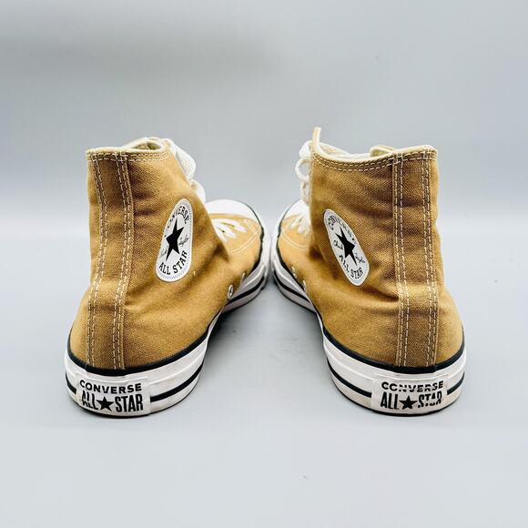 Converse Shoes Men 8 Brown Canvas Chuck Taylor All Star High Top Trainer Sneaker - Picture 6 of 9